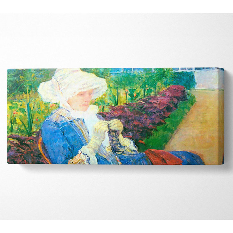 Rosalind Wheeler Mary Cassatt Lydia In The Garden Of Marly Wrapped